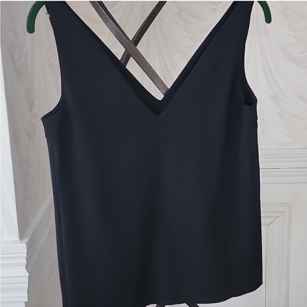 AUTHENTIC PRADA Black Sleeveless Top Size 40 Euro SIZE 4-6 US - Picture 1 of 3